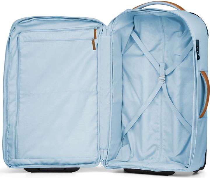 Actual product image Satch Flow M Pure Ice Blue Wheeled Suitcase (55 l)