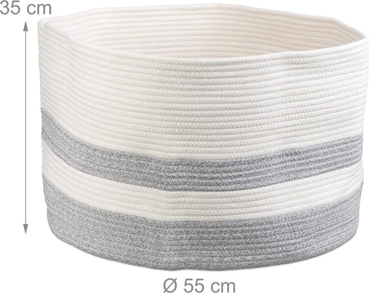 Image du produit Relaxdays Panier de rangement (1 x, 55 x 55 x 35 cm)