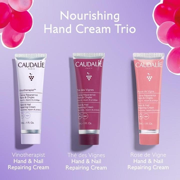 Image du produit Caudalie Nourishing Hand Cream Trio 30ml - Pack of 3 (90 ml)