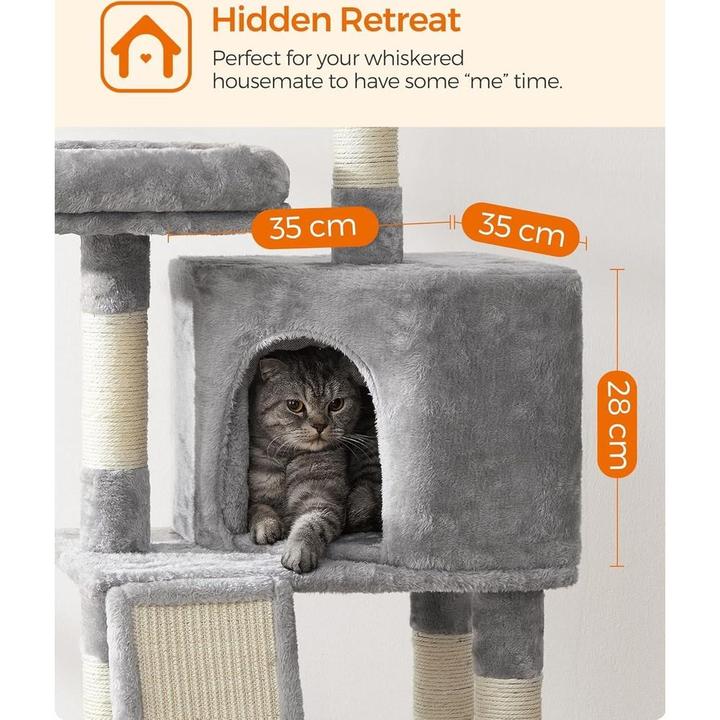 Produktbild Feandrea Kratzbaum (115 cm, Grau)