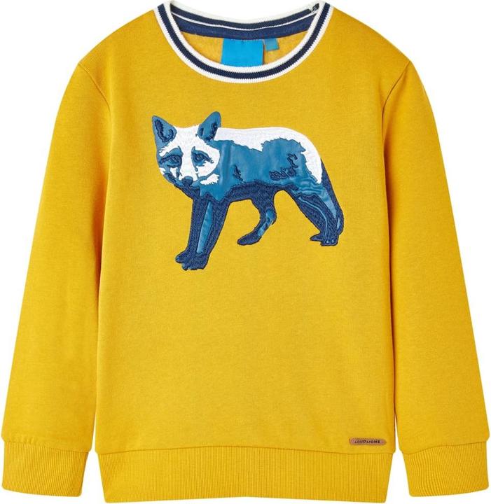 Immagine prodotto vidaXL Felpa da bambino blu navy melange 140,Materiale: 80 (140)