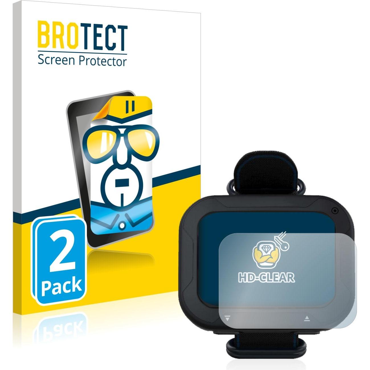 BROTECT Schutzfolie Displayschutz Klar, Smartwatch Schutzfolie, Transparent