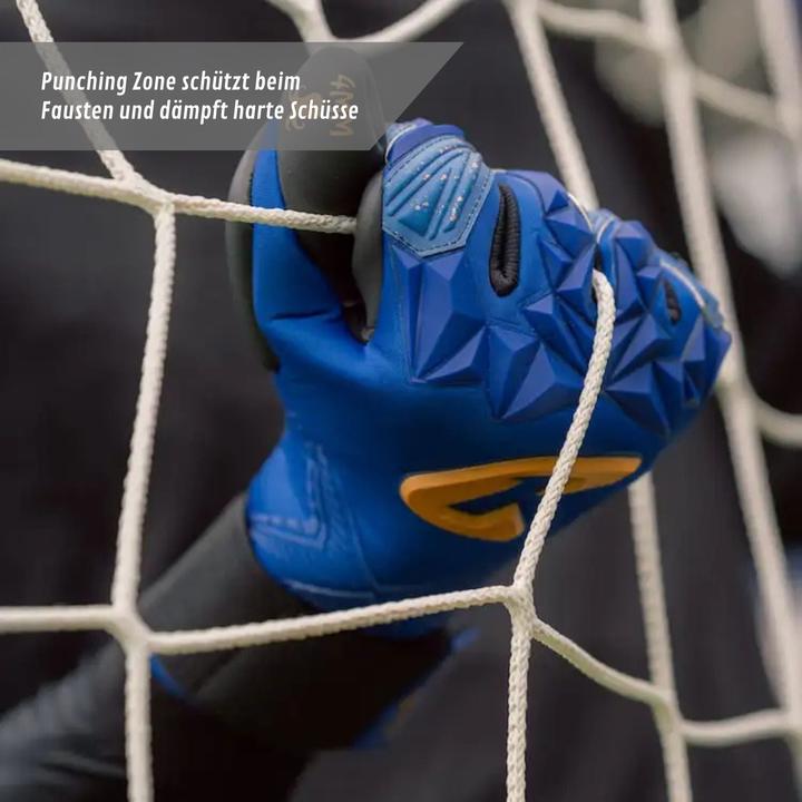 Actual product image Catch & Keep Fussballhandschuhe Pulse X Blue Gr. 12 Torwart Goalie Handschuhe (12)