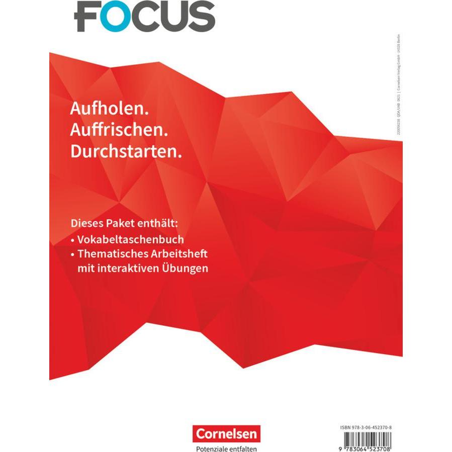 Focus on B1/B2 '19 VOK+AB Pak., Schulbücher von Paul Maloney, Steve Williams, Brian McCredie