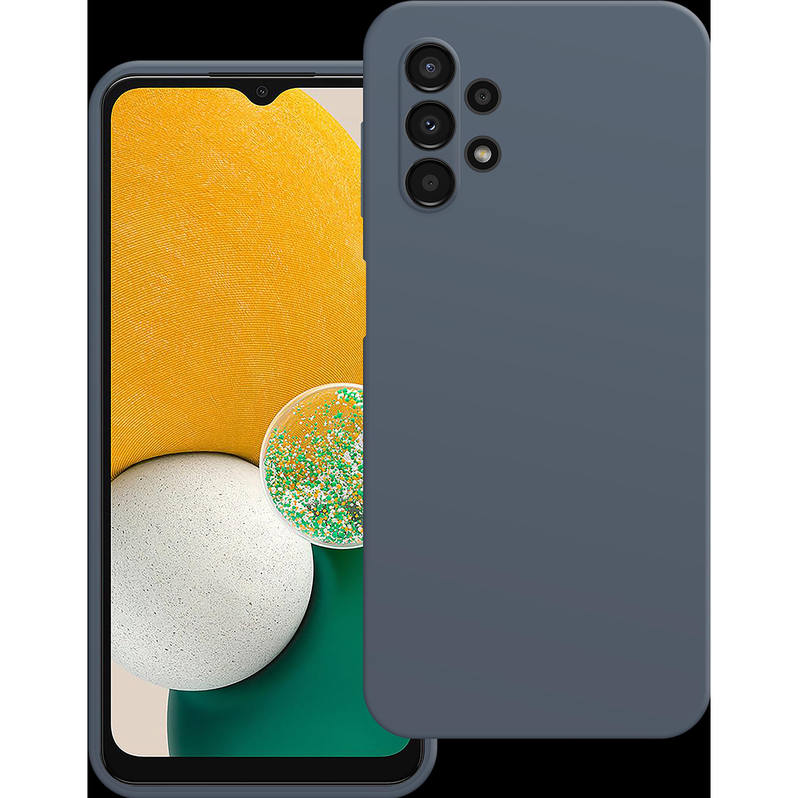 Cazy Silikon Hülle Kompatibel mit Samsung Galaxy A13 4G - Soft TPU Schutz - (Samsung Galaxy A13), Smartphone Hülle, Blau