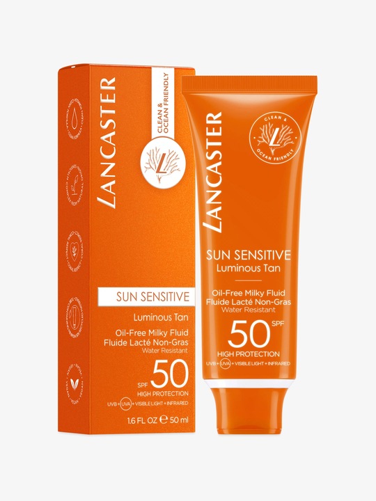 Produktbild Lancaster Clean Sun Sensitive Milky Fluid (Sonnenmilch, SPF 50, 50 ml, 150 g)