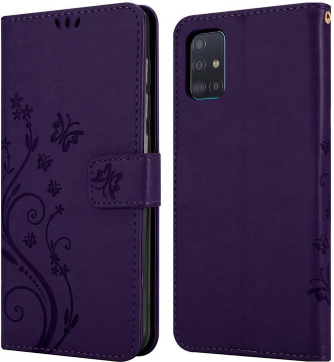 Produktbild Cadorabo Flower Book Cover (Samsung Galaxy A51)