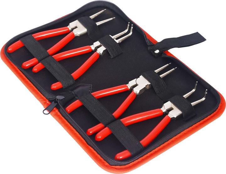 Actual product image XPOtool Circlip Pliers Set 4 Pieces Internal External Snap Ring Pliers 90 Degree Bent and Straight (215 mm)