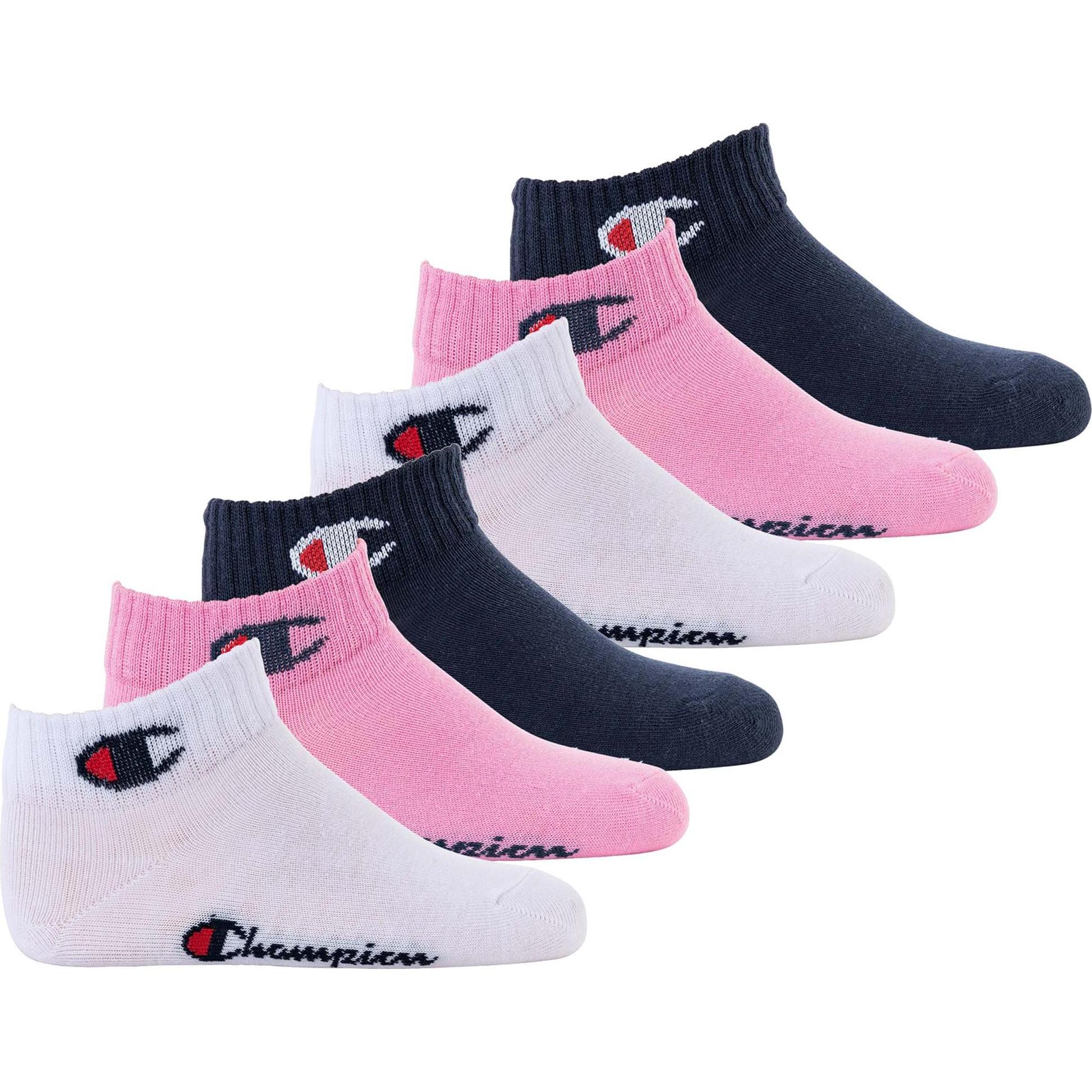 Champion, Herren, Socken, Socken Casual Bequem sitzend, Mehrfarbig, (6er Pack, 27 - 30)
