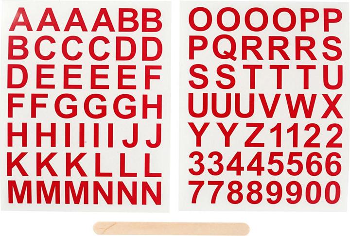 Actual product image Creativ Company Rub-on letters & numbers