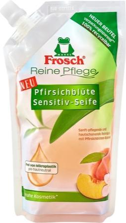 Frosch Sensitive Soap Peach Blossom (Liquid soap, refill, 500 ml)