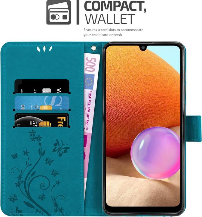 Produktbild Cadorabo Flower Book Cover (Samsung Galaxy A32)