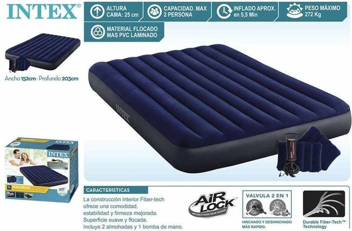 Actual product image Intex Classic Downy Set Queen (150 x 200 cm)