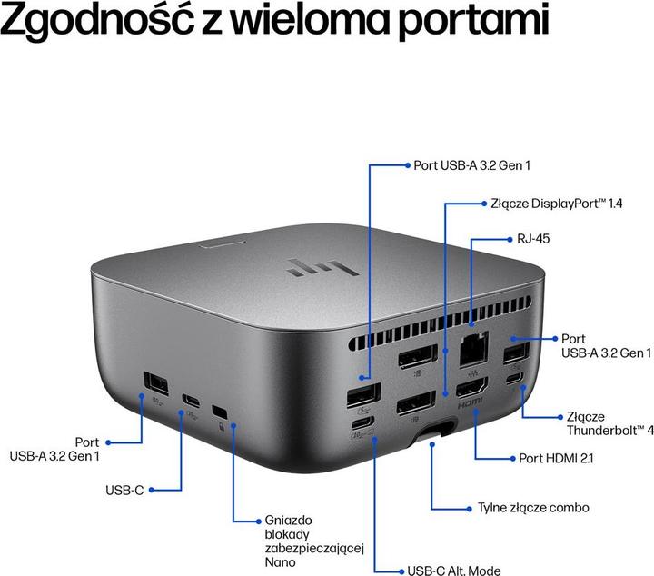 Produktbild HP Thunderbolt 4 Ultra 280 W G6 Dockingstation (10 Ports)