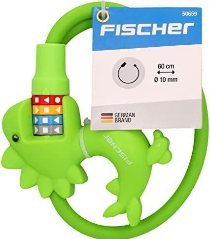 Actual product image Fischer Dinosaur cable bike lock, length: 600 mm