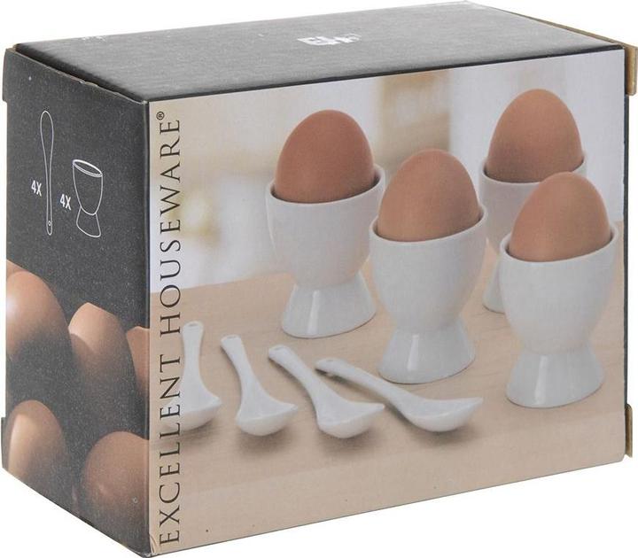 Productafbeelding Fs-Star Eierdopje en lepel SET van 8 (8x)