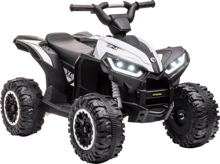 Homcom Auto elettrica per bambini 12V con connessione USB, lettore musicale MP3, per bambini 3-5 anni