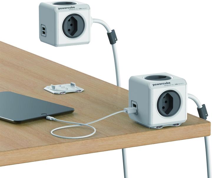 Actual product image Allocacoc PowerCube Extended USB S+ (4 x, Type 13, USB-A, 1.50 m)