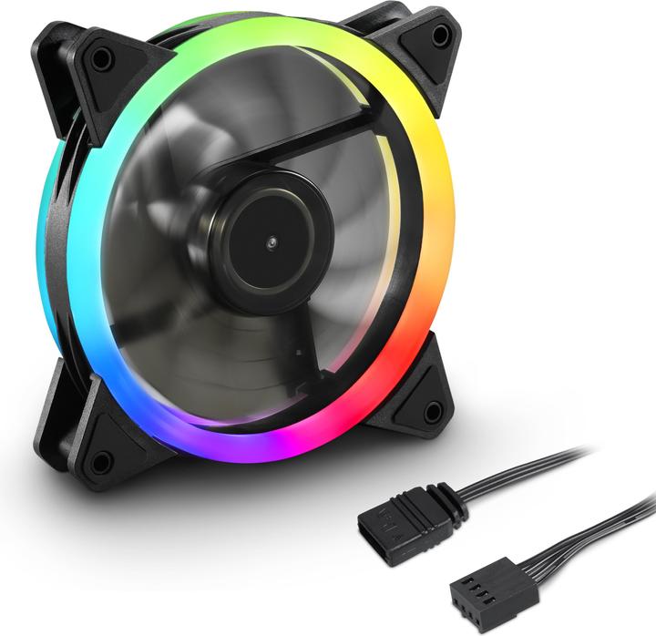 Immagine prodotto Sharkoon Ventola SHARK Blades PWM RGB (120 mm, 1 x)