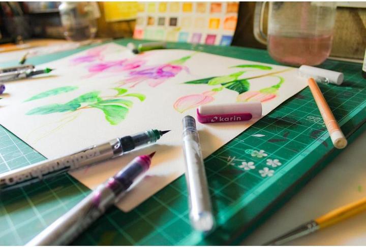 Produktbild Karin Real Brush Pen Pro 0.4mm (72x)