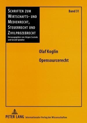 Produktbild Opensourcerecht (Deutsch, Koglin, Olaf, 2007)