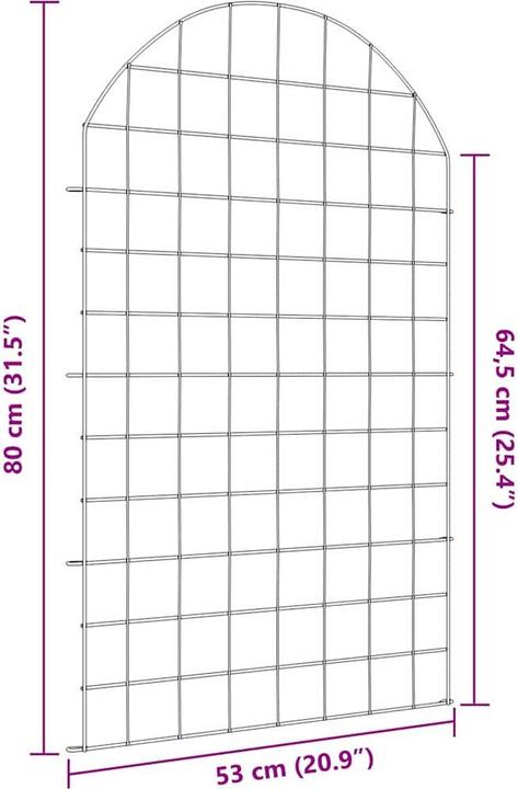 Produktbild vidaXL Gartenbarriere