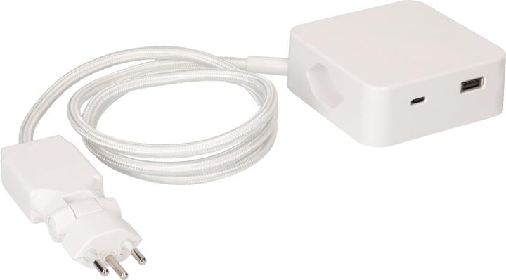 Produktbild Max Hauri maxTEX Cube (3 x, USB-A, USB, USB-C, Typ 13, 2 m)
