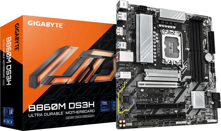 Gigabyte MB GBT Intel 1851 B860M DS3H (LGA 1851, Intel B860, mATX)