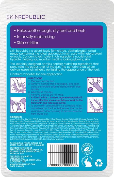 Produktbild Skin Republic Foot Repair (Fusscrème & Fussgel, 18 ml)