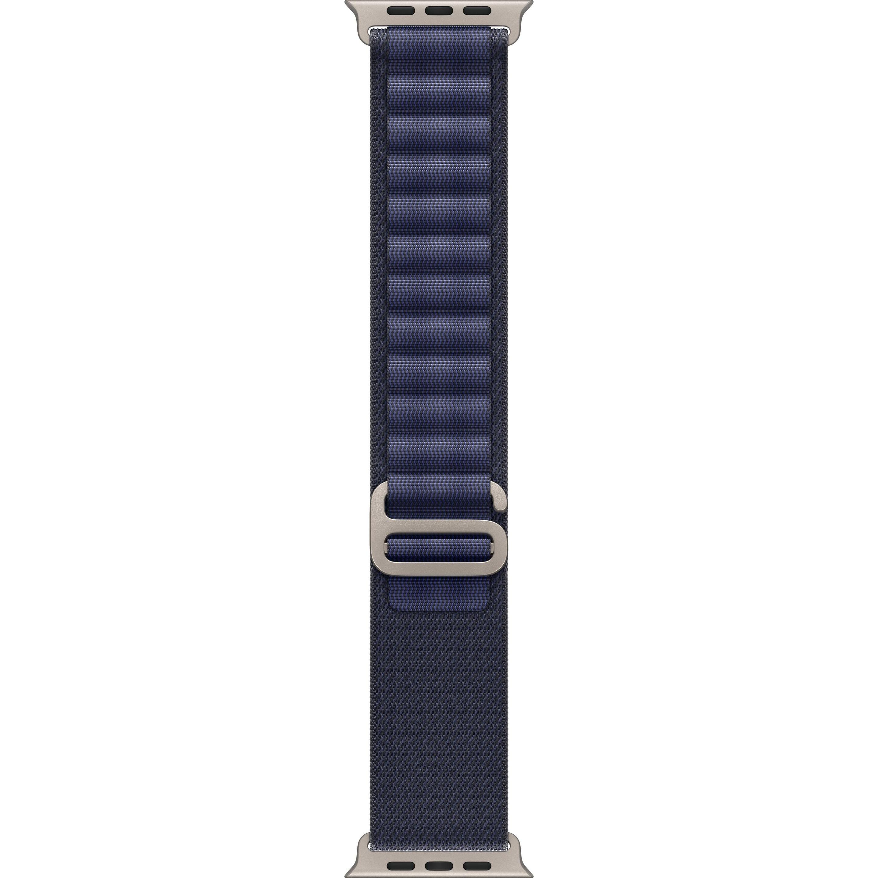 Apple Alpine Loop (49 mm, Textil, Apple Watch Ultra2), Uhrenarmband, Blau