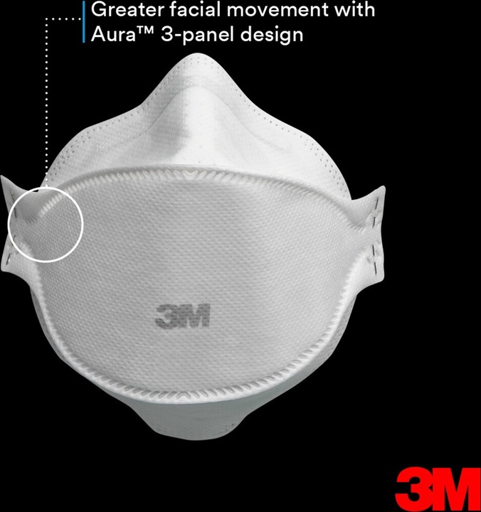 Actual product image 3M Respirator 9320PRO5 (FFP2, 5 x)