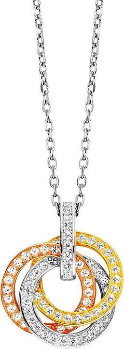 Produktbild Julie Julsen Halskette mit Anhänger Rings (Silber 925)