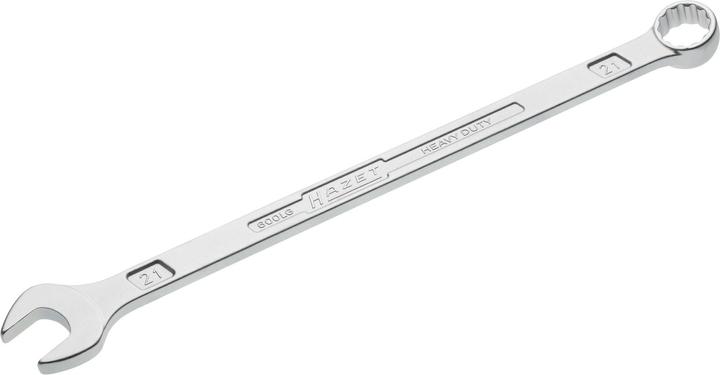 Actual product image HAZET Ring spanner, extra long, slim design 600LG-21  External double hexagonal traction spanner (21 mm)