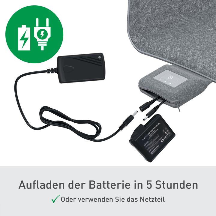 Immagine prodotto Leitz iComfi Sitzauflage,beheizbar grau, mit Akku