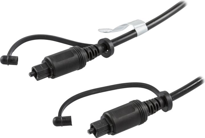 Actual product image Deltaco TOTO-15 audio cable Toslink Black (5 m, Toslink cable)