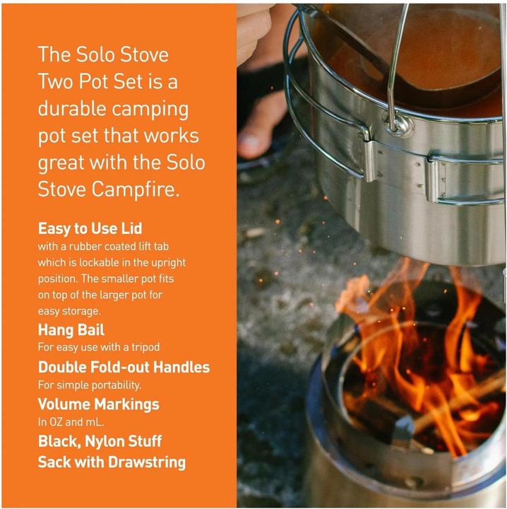 Produktbild Solo Stove Kochtopf 2er-Set