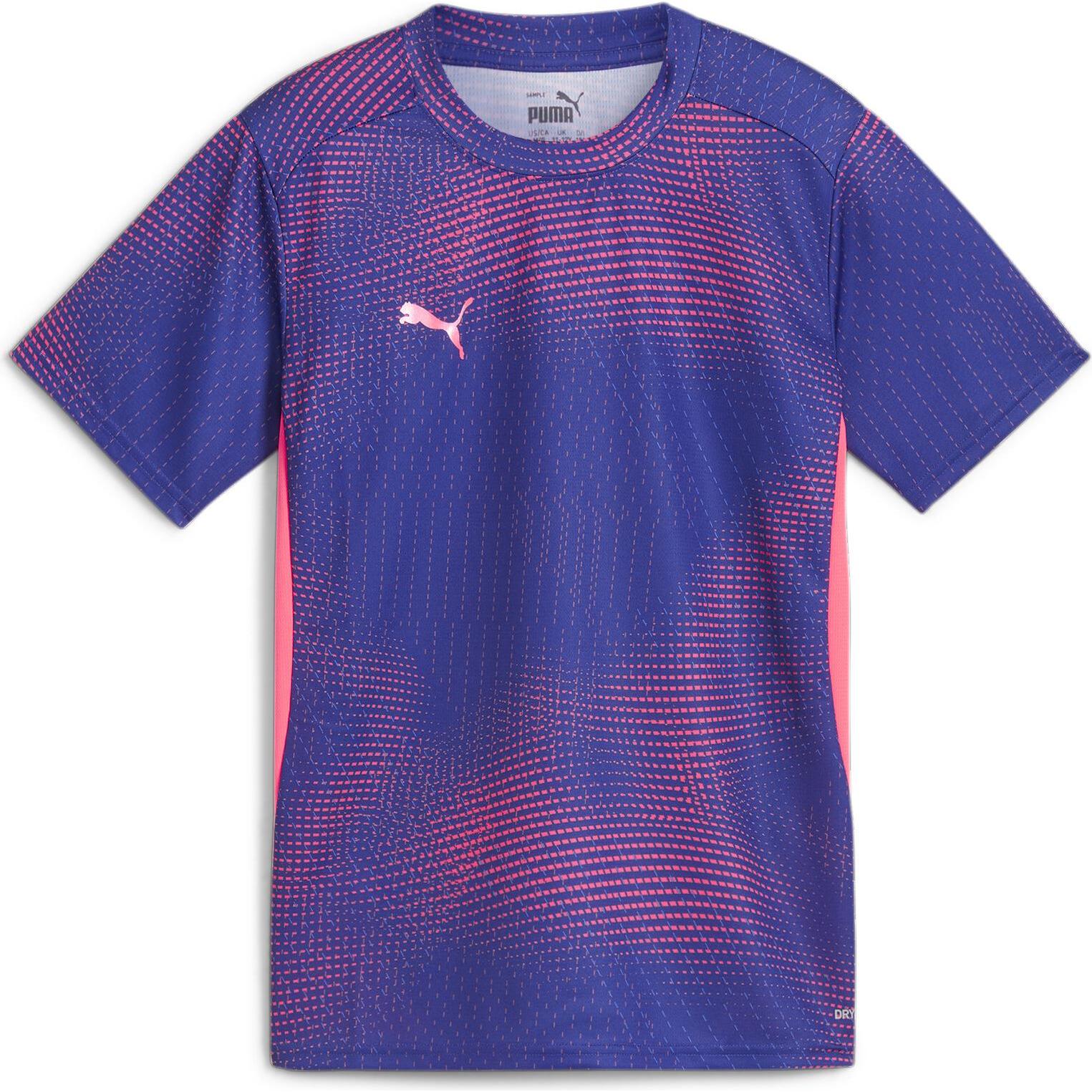 Puma, Jungen, Sportshirt, individualFINAL Jersey Jr (128), Blau, 128