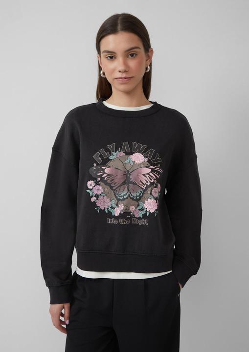 Immagine prodotto S.Oliver Sweatshirt Gewaschenes Sweatshirt mit Frontprint (S)