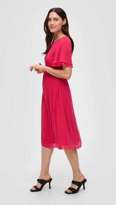 Produktbild S.Oliver Kleid Chiffonkleid mit Raffung (34)