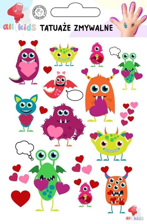 Actual product image Dodo Waschbare Tattoos für Kinder zum Valentinstag 1