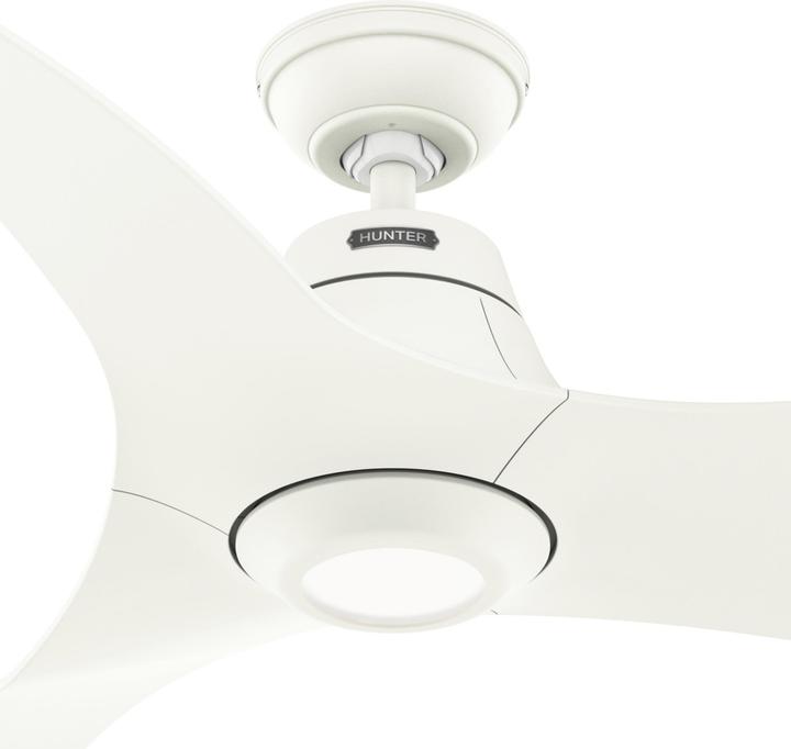 Produktbild Hunter Fans DC Deckenventilator Stingray Weiss 152 cm mit LED (39.30 dB)
