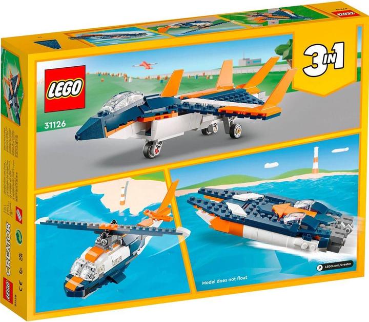 Produktbild LEGO Überschalljet (31126, LEGO Creator 3-in-1)