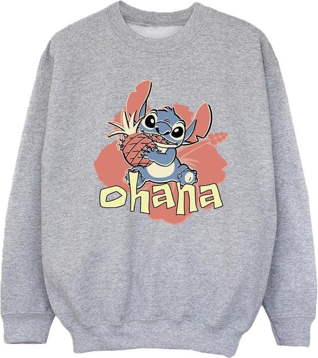 Produktbild Disney Lilo And Stitch Ohana Pineapple Sweatshirt Mädchen (140, 146)