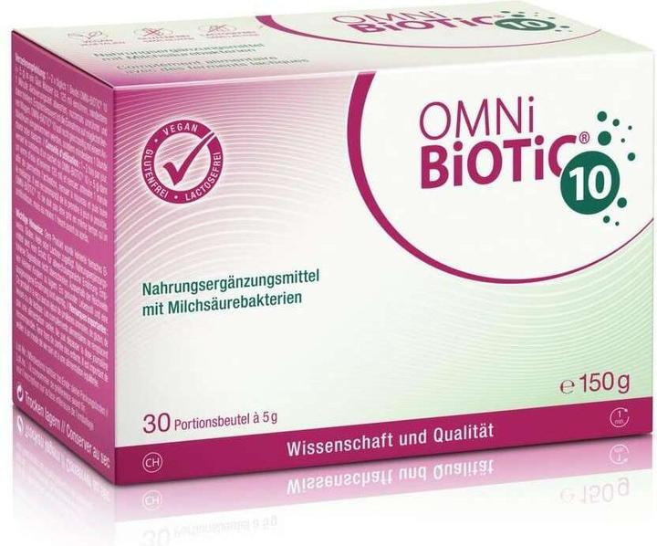 Actual product image Omni Biotic 10 Pulver (neu) (30 pcs., Powder, 150 g)