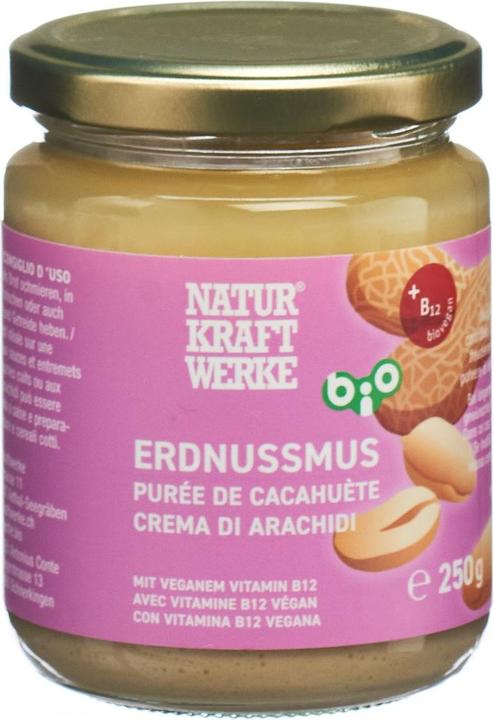 NaturKraftWerke Peanut butter with B12 Demeter organic/kbA (421 g)