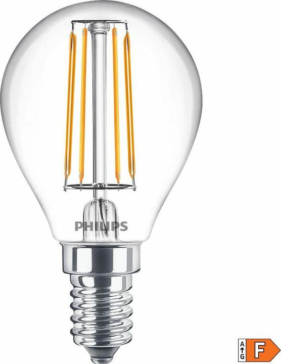 Energie-Label Philips Lampe (E14, 470 lm, 1x)