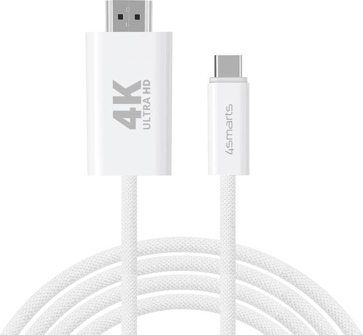 Immagine prodotto 4smarts Cavo da USB-C a HDMI 2m bianco (2 m)