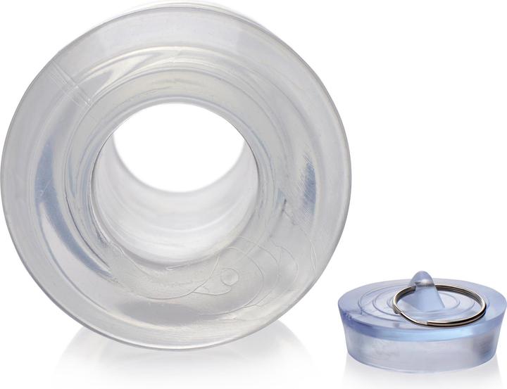 Image du produit Master Series Plug anal transparent creux avec bouchon
