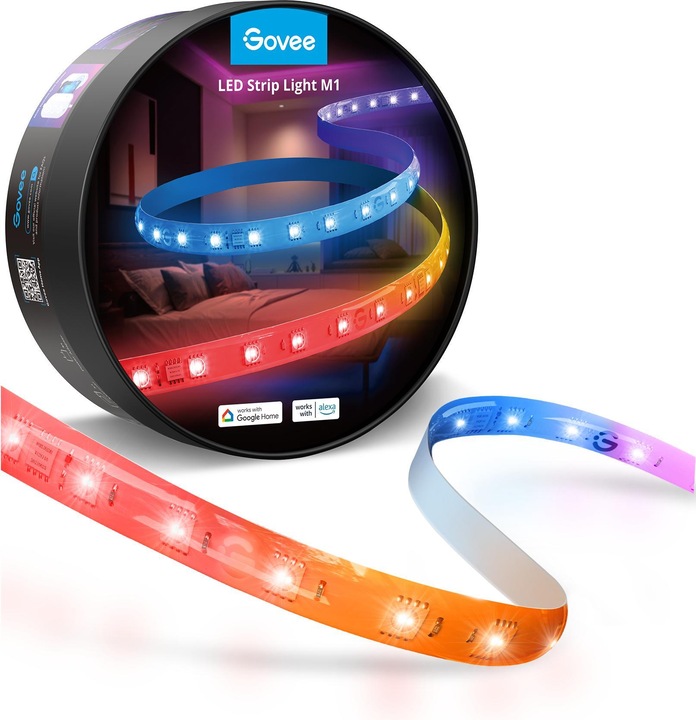 Govee LED Stripe (RGBIC, 500 cm, Indoor)