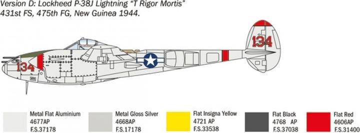 Produktbild Italeri 1:72 US P-38J Lightning